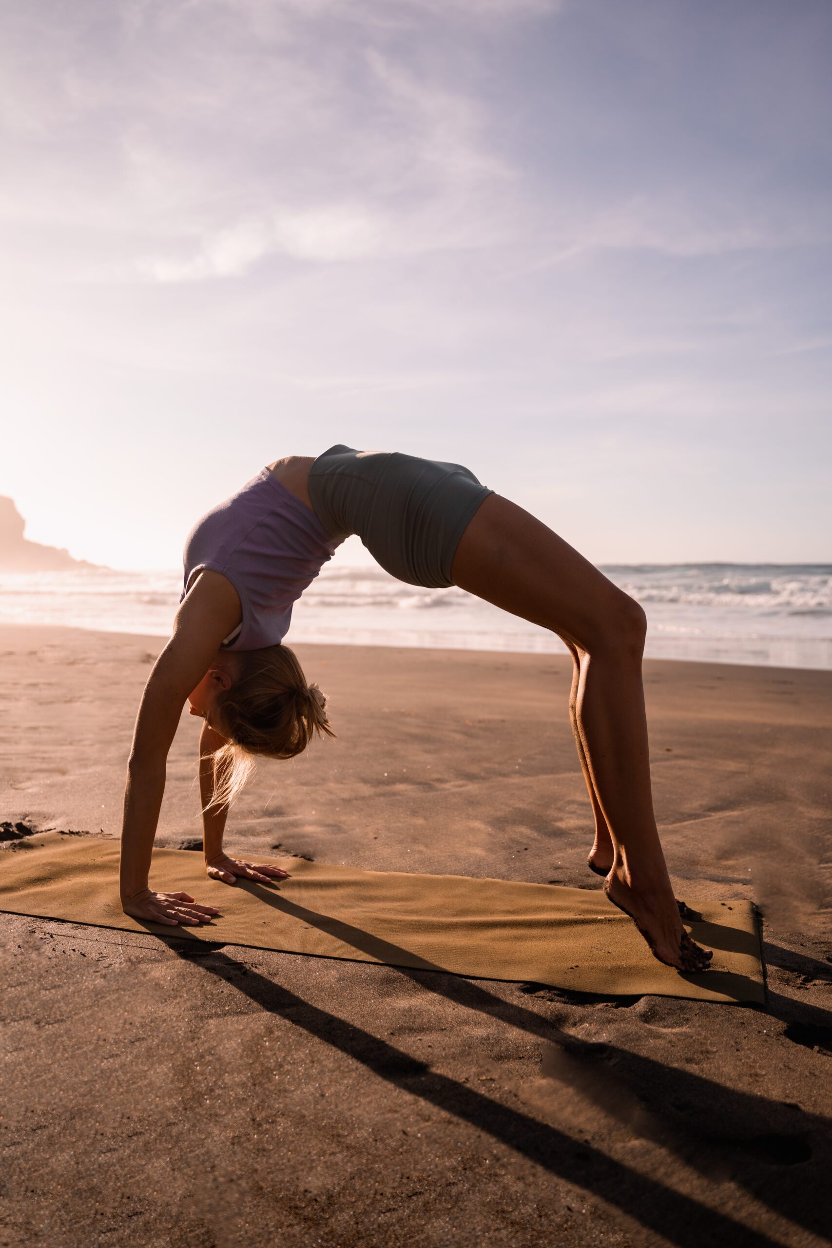 Yoga on the beach